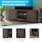 Flash Furniture Gray Oak 59" Barn Door TV Stand Fits up to 65" TV GC-MBLK67-GY-GG - alternate 9